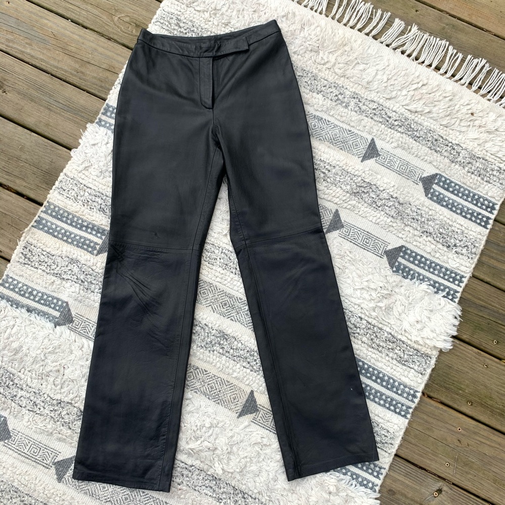 Vintage Leather Pants🐞